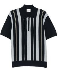 Drole de Monsieur - Polo Rayé À Col Zippé - Lyst