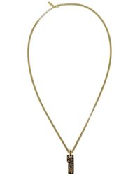 Givenchy - Halskette Mit Tape-Anhänger - Lyst