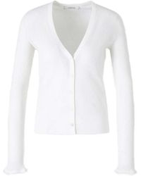 Dorothee Schumacher - Ribbed-Knit V-Neck Cardigan - Lyst