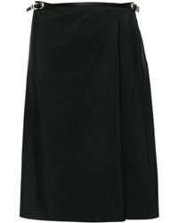 Givenchy - Voyou Taffeta Wrap Skirt - Lyst
