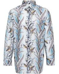 Etro - Hemd Mit Botanischem Print - Lyst