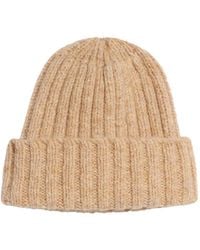 Fortela - Folded-Brim Beanie Hat - Lyst