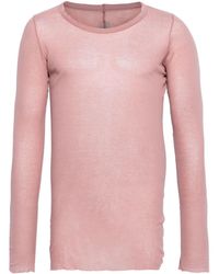 Rick Owens - T-shirt en coton à coupe longue - Lyst
