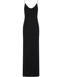 Saint Laurent - Cassandre-Chain Backless Dress - Lyst