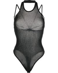 ANDREADAMO - Open-Knit Cross-Straps Tank Top - Lyst