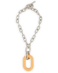 Rabanne - Resin-Pendant Cable-Link Necklace - Lyst