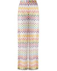 Missoni - Zigzag-Pattern Trousers - Lyst