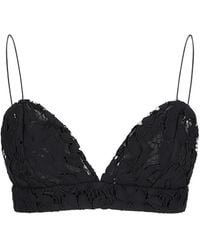 FEDERICA TOSI - Lace Crop Top - Lyst