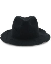 Yohji Yamamoto - Cut-Out Wool-Felt Hat - Lyst
