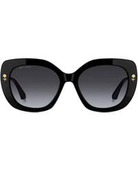 Etro - Rose-Embellished Geometric Sunglasses - Lyst