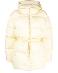 Palm Angels - Belted Down Jacket - Lyst