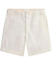 RRL - Buttoned Cotton Shorts - Lyst