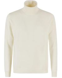 Roberto Collina - Turtleneck Merino Sweater - Lyst