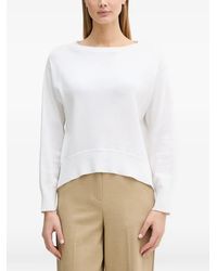 Benetton - Ribbed-Trim Sweater - Lyst