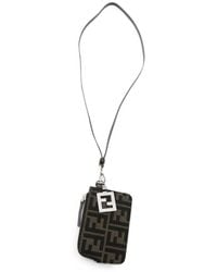 Fendi - Ff Motif Lanyard Cardholder - Lyst