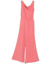 Carla G - One-Shoulder Wide-Leg Jumpsuit - Lyst