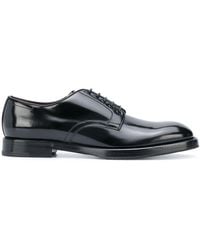 Dolce & Gabbana - Brushed Leather Derby Shoes - Lyst