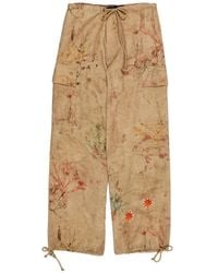 Bimba Y Lola - Floral Cargo Trousers - Lyst