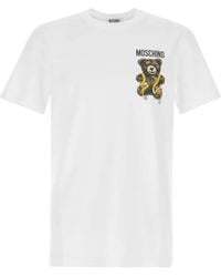 Moschino - Teddy Bear Logo-Print T-Shirt - Lyst