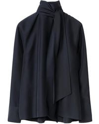 Fabiana Filippi - Blusa con lazo en el cuello - Lyst