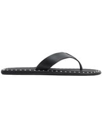 Giuseppe Zanotti - Stud-Embellished Leather Thong Flip Flop - Lyst