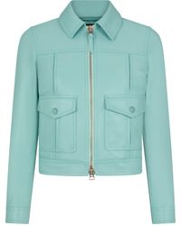 Tom Ford - Cropped Leather Jacket - Lyst