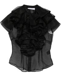 Viktor & Rolf - Jabot-Detail Ruffled Blouse - Lyst