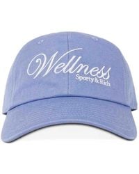 Sporty & Rich - Wellness Embroidered Baseball Cap - Lyst