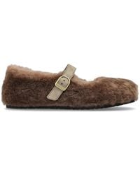 Birkenstock - Santa Clarita Buckled Ballet Flats - Lyst