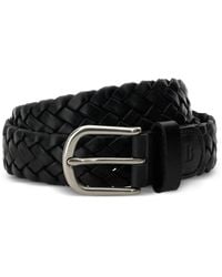 BOGGI - Woven Leather Belt - Lyst