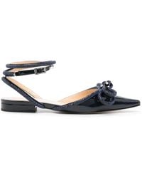 Mach & Mach - Double Bow Ballerina Shoes - Lyst