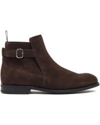 Church's - Bottines En Daim À Boucle - Lyst