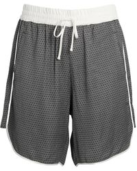 WHYAT - Patterned Drawstring Shorts - Lyst