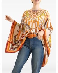 Rani Arabella - Printed Poncho - Lyst