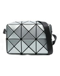 Issey Miyake - Cuboid Umhängetasche im Metallic-Look - Lyst