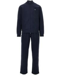 EA7 - Logo-Patch Tracksuit - Lyst