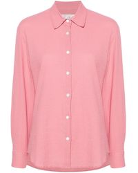 Mc2 Saint Barth - Seersucker Cotton Shirt - Lyst