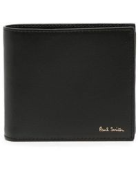 Paul Smith - Dragon-print Bi-fold Leather Wallet - Lyst