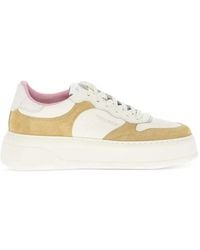 Woolrich - Hammered-Leather Suede Sneakers - Lyst