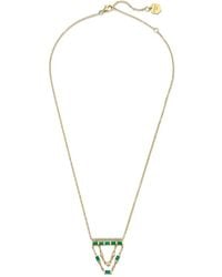 SHAY - Collier En 18Ct Cascade À Émeraudes Et Diamants - Lyst