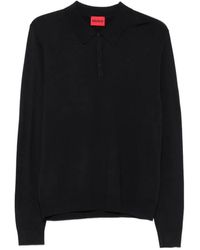 HUGO - San Pippo Button-Fastening Polo Shirt - Lyst