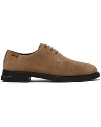 Camper - Bruine Suède Leren Schoenen - Lyst