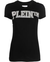 Philipp Plein - Appliqué Logo-Print T-Shirt - Lyst
