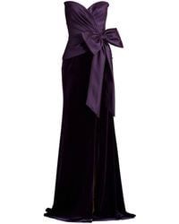 Tadashi Shoji - Bow-Detail Strapless Gown - Lyst