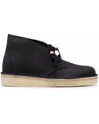 Clarks - Nubuck Leather Lace-Up Ankle Boots - Lyst