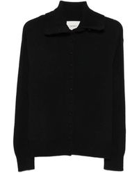 Lisa Yang - Denie Button-Up Sailor-Collar Cardigan - Lyst