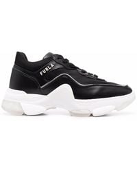Furla - Logo-Print Chunky Sneakers - Lyst