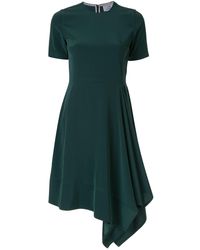 Calvin Klein Vestito con orlo asimmetrico - Verde