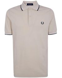 Fred Perry - Twin-Tipped Pique Polo Shirt - Lyst