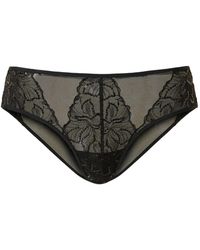 Twinset - Floral Embroidered Briefs - Lyst